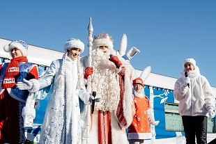 Концерт-встреча поезда Деда Мороза